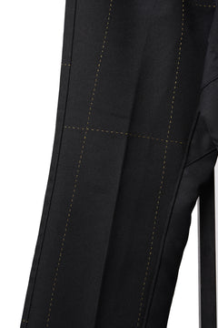 Load image into Gallery viewer, CHANGES REMAKE CUSTOM STITCH TROUSERS (BLACK #B)