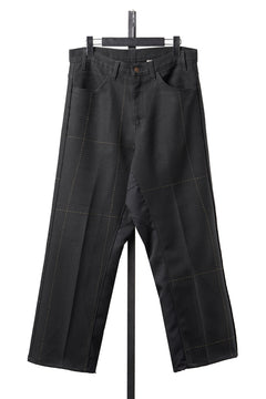Load image into Gallery viewer, CHANGES REMAKE CUSTOM STITCH TROUSERS (BLACK #B)