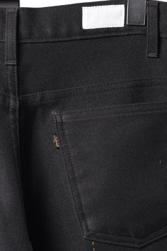 Load image into Gallery viewer, CHANGES REMAKE CUSTOM STITCH TROUSERS (BLACK #B)