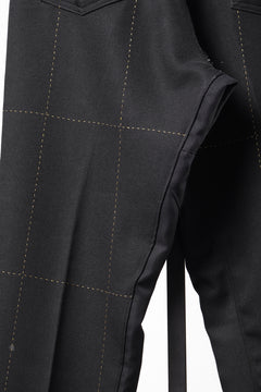 Load image into Gallery viewer, CHANGES REMAKE CUSTOM STITCH TROUSERS (BLACK #B)