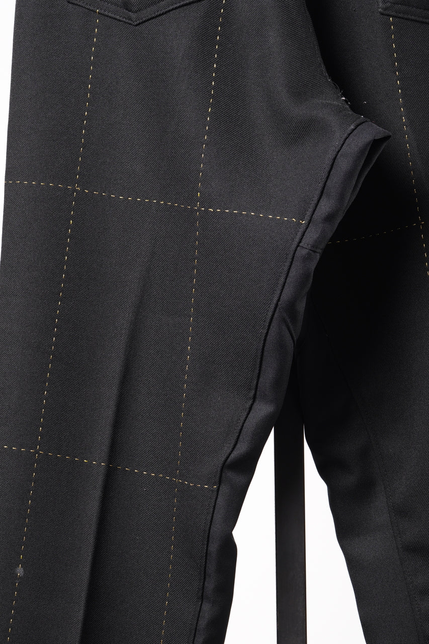 Load image into Gallery viewer, CHANGES REMAKE CUSTOM STITCH TROUSERS (BLACK #B)