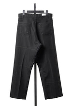 Load image into Gallery viewer, CHANGES REMAKE CUSTOM STITCH TROUSERS (BLACK #B)