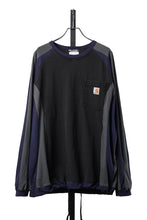 画像をギャラリービューアに読み込む, CHANGES VINTAGE REMAKE RAGLAN LONG SLEEVE &amp; HEM CODE TOP (MULTI #A)