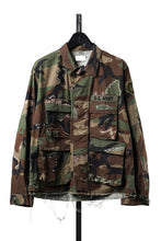 画像をギャラリービューアに読み込む, CHANGES VINTAGE REMAKE FATIGUE JACKET / HAND PAINTED (CAMOUFLAGE #B)