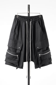 画像をギャラリービューアに読み込む, A.F ARTEFACT CARGO SHORTS / TWILL - COTTON &amp; HEMP (BLACK)