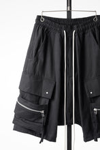画像をギャラリービューアに読み込む, A.F ARTEFACT CARGO SHORTS / TWILL - COTTON &amp; HEMP (BLACK)