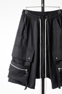 画像をギャラリービューアに読み込む, A.F ARTEFACT CARGO SHORTS / TWILL - COTTON &amp; HEMP (BLACK)