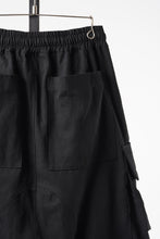 画像をギャラリービューアに読み込む, A.F ARTEFACT CARGO SHORTS / TWILL - COTTON &amp; HEMP (BLACK)
