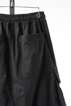 画像をギャラリービューアに読み込む, A.F ARTEFACT CARGO SHORTS / TWILL - COTTON &amp; HEMP (BLACK)