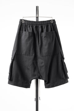 画像をギャラリービューアに読み込む, A.F ARTEFACT CARGO SHORTS / TWILL - COTTON &amp; HEMP (BLACK)