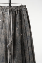 画像をギャラリービューアに読み込む, A.F ARTEFACT PLEATS TUCK WIDE PANTS / BLENDED SHADES DENIM (STEEL BLUE)