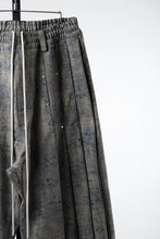 画像をギャラリービューアに読み込む, A.F ARTEFACT PLEATS TUCK WIDE PANTS / BLENDED SHADES DENIM (STEEL BLUE)