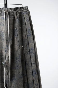 画像をギャラリービューアに読み込む, A.F ARTEFACT PLEATS TUCK WIDE PANTS / BLENDED SHADES DENIM (STEEL BLUE)