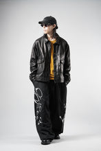 画像をギャラリービューアに読み込む, A LEATHER Trucker Jacket / LUXE COWHIDE (BLACK)