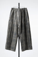 画像をギャラリービューアに読み込む, A.F ARTEFACT PLEATS TUCK WIDE PANTS / BLENDED SHADES DENIM (STEEL BLUE)