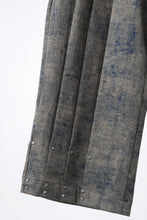 画像をギャラリービューアに読み込む, A.F ARTEFACT PLEATS TUCK WIDE PANTS / BLENDED SHADES DENIM (STEEL BLUE)
