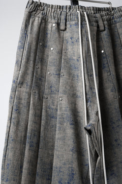 画像をギャラリービューアに読み込む, A.F ARTEFACT PLEATS TUCK WIDE PANTS / BLENDED SHADES DENIM (STEEL BLUE)