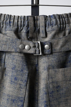 画像をギャラリービューアに読み込む, A.F ARTEFACT PLEATS TUCK WIDE PANTS / BLENDED SHADES DENIM (STEEL BLUE)