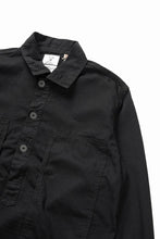 画像をギャラリービューアに読み込む, FULLCOUNT 4097-1 US Army Black Black Denim Pullover Shirt (Black)