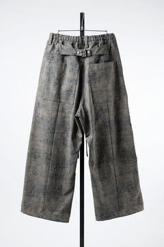 画像をギャラリービューアに読み込む, A.F ARTEFACT PLEATS TUCK WIDE PANTS / BLENDED SHADES DENIM (STEEL BLUE)