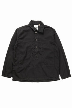 画像をギャラリービューアに読み込む, FULLCOUNT 4097-1 US Army Black Black Denim Pullover Shirt (Black)
