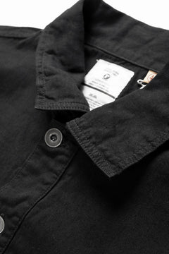 画像をギャラリービューアに読み込む, FULLCOUNT 4097-1 US Army Black Black Denim Pullover Shirt (Black)