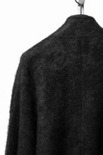 Load image into Gallery viewer, thom/krom KNIT OPEN JACKET / BRUSHED YAK WOOL (BLACK)
