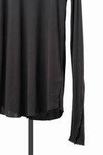 画像をギャラリービューアに読み込む, thom/krom OUTSIDE SEAMS LONG SLEEVE T-SHIRT / LIGHT &amp; SOFT RIB COTTON (COLD BROWN)