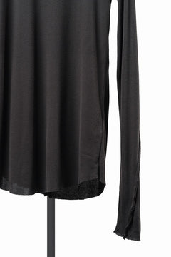 画像をギャラリービューアに読み込む, thom/krom OUTSIDE SEAMS LONG SLEEVE T-SHIRT / LIGHT &amp; SOFT RIB COTTON (COLD BROWN)