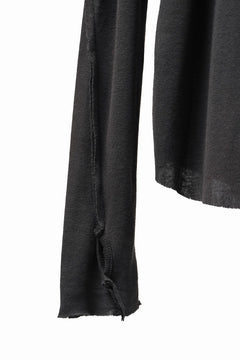 画像をギャラリービューアに読み込む, thom/krom OUTSIDE SEAMS LONG SLEEVE T-SHIRT / LIGHT &amp; SOFT RIB COTTON (COLD BROWN)