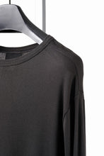 画像をギャラリービューアに読み込む, thom/krom OUTSIDE SEAMS LONG SLEEVE T-SHIRT / LIGHT &amp; SOFT RIB COTTON (COLD BROWN)