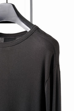 画像をギャラリービューアに読み込む, thom/krom OUTSIDE SEAMS LONG SLEEVE T-SHIRT / LIGHT &amp; SOFT RIB COTTON (COLD BROWN)