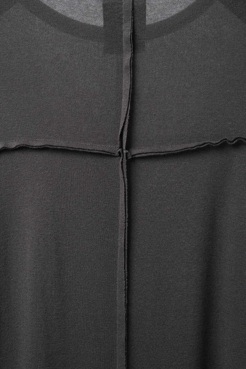 画像をギャラリービューアに読み込む, thom/krom OUTSIDE SEAMS LONG SLEEVE T-SHIRT / LIGHT &amp; SOFT RIB COTTON (COLD BROWN)