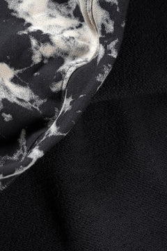 画像をギャラリービューアに読み込む, A.F ARTEFACT JUMBO CREW NECK TOPS / MOTTLED DYING (BLACK x IVORY)