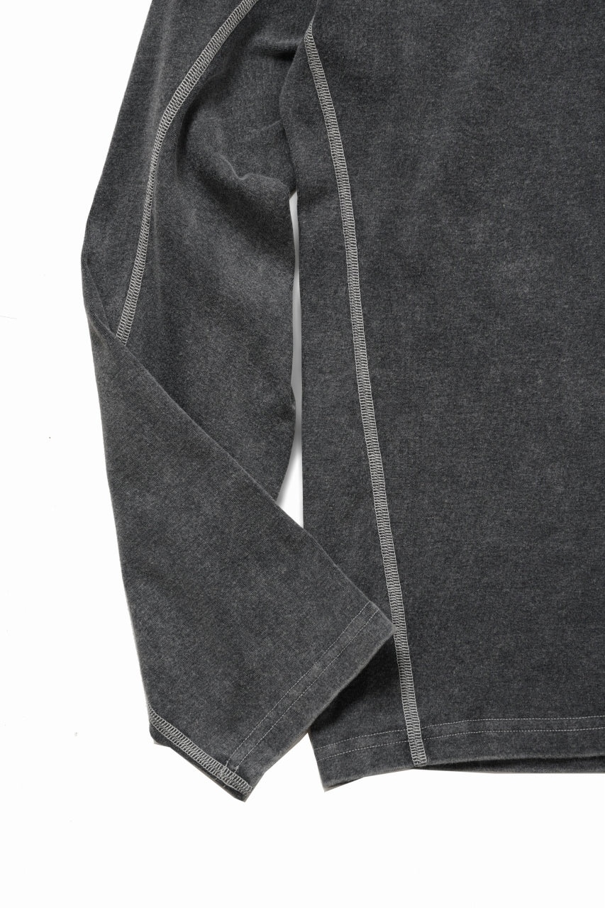 画像をギャラリービューアに読み込む, OPPOSE DUALITY ERGONOMIC LS T-SHIRTS / DYED cordura MIXED COTTON (GRAY)