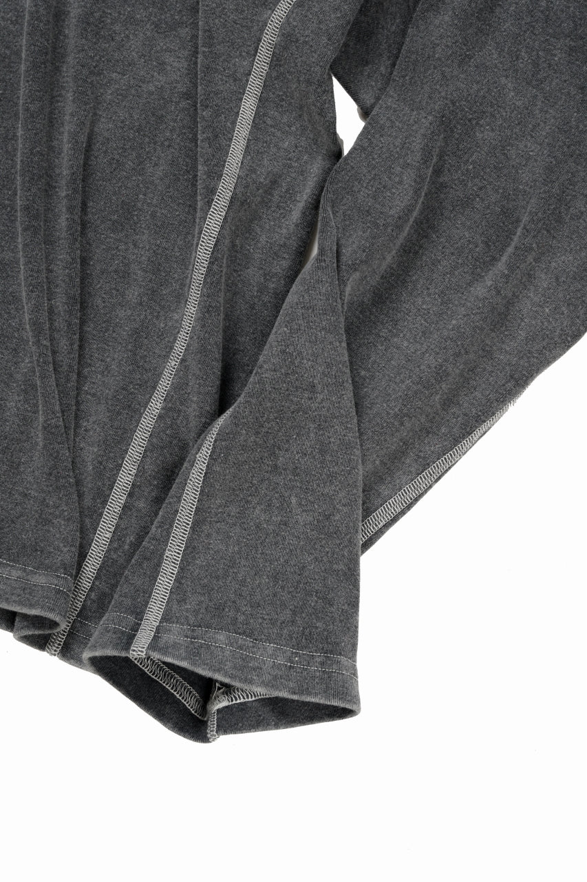 画像をギャラリービューアに読み込む, OPPOSE DUALITY ERGONOMIC LS T-SHIRTS / DYED cordura MIXED COTTON (GRAY)
