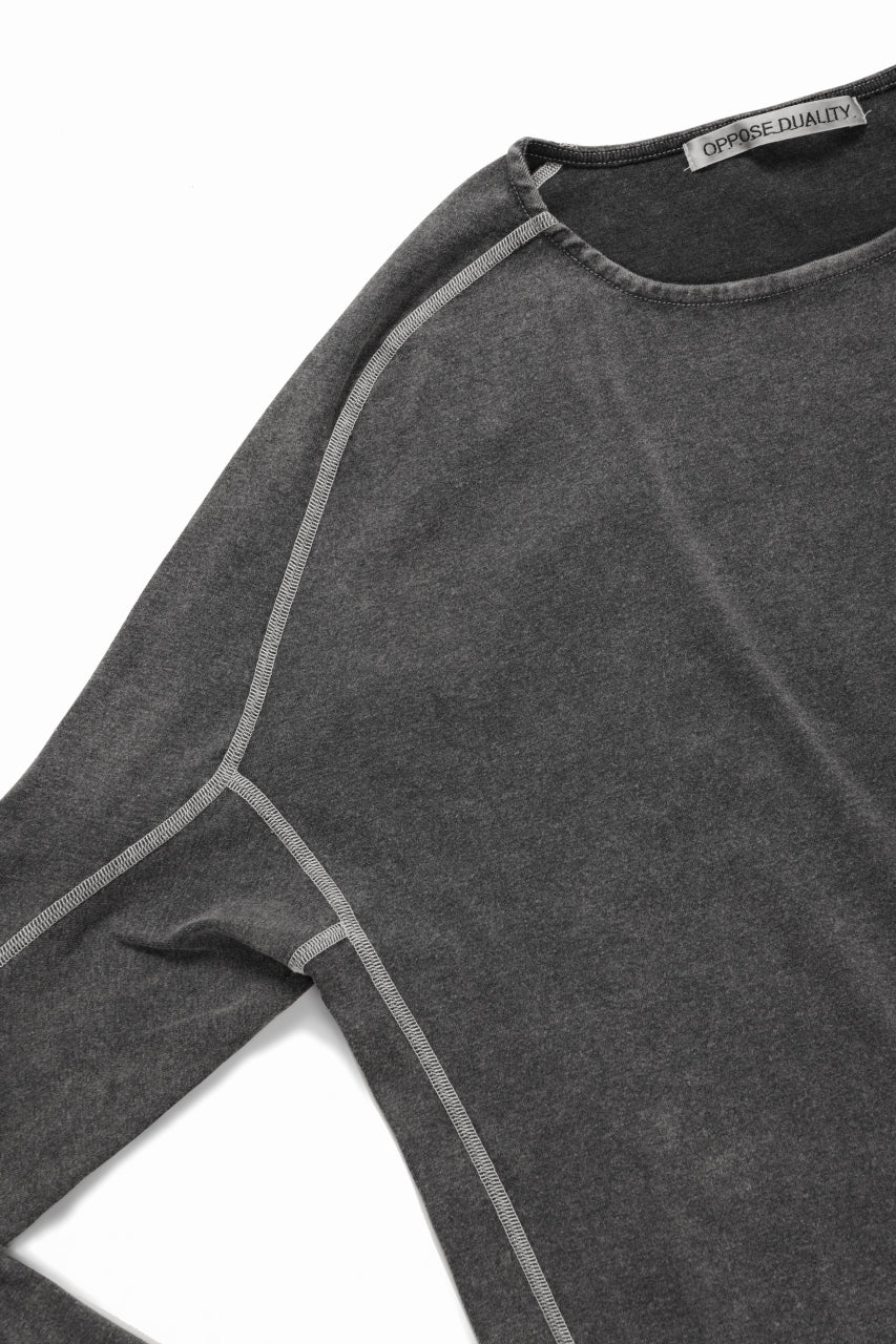 OPPOSE DUALITY ERGONOMIC LS T-SHIRTS / DYED cordura MIXED COTTON (GRAY)