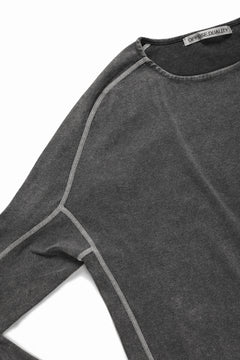 画像をギャラリービューアに読み込む, OPPOSE DUALITY ERGONOMIC LS T-SHIRTS / DYED cordura MIXED COTTON (GRAY)