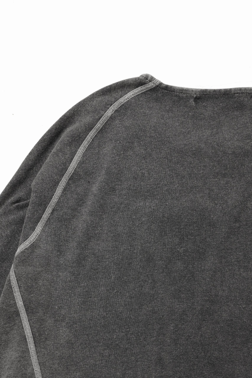 画像をギャラリービューアに読み込む, OPPOSE DUALITY ERGONOMIC LS T-SHIRTS / DYED cordura MIXED COTTON (GRAY)