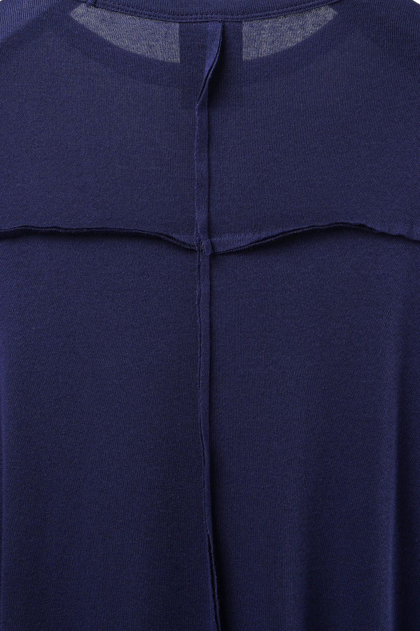 画像をギャラリービューアに読み込む, thom/krom OUTSIDE SEAMS LONG SLEEVE T-SHIRT / LIGHT &amp; SOFT RIB COTTON (ECLIPSE BLUE)