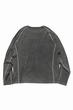 画像をギャラリービューアに読み込む, OPPOSE DUALITY ERGONOMIC LS T-SHIRTS / DYED cordura MIXED COTTON (GRAY)