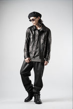 画像をギャラリービューアに読み込む, A LEATHER 3rd Jacket / SMOOTH COWHIDE (BLACK)