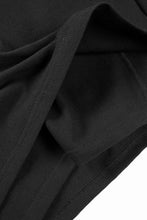 画像をギャラリービューアに読み込む, OPPOSE DUALITY ONE SIDE HALF LONG SLEEVE T-SHIRT (BLACK)