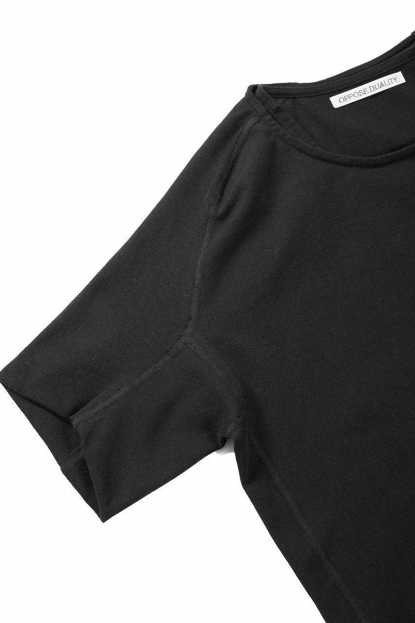 画像をギャラリービューアに読み込む, OPPOSE DUALITY DOUBLE HALF SLEEVE T-SHIRT (BLACK)