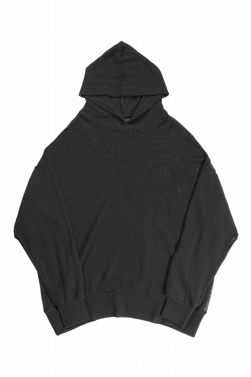 画像をギャラリービューアに読み込む, A.F ARTEFACT MESH KNIT HOODIE (BLACK)