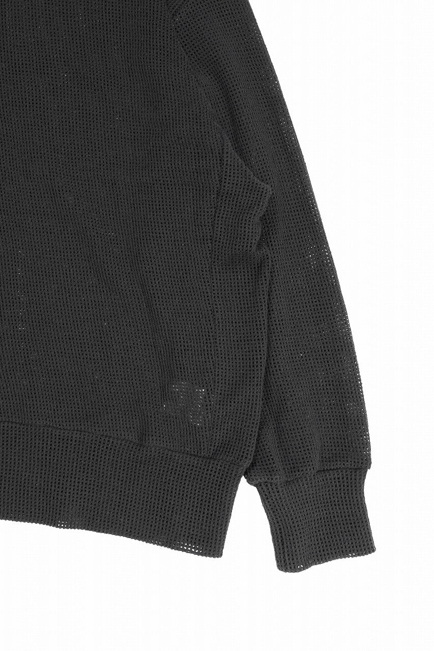 画像をギャラリービューアに読み込む, A.F ARTEFACT MESH KNIT HOODIE (BLACK)
