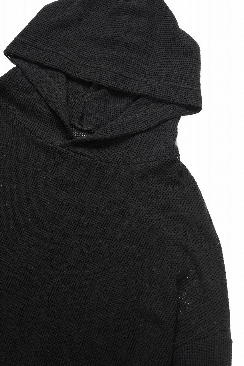 画像をギャラリービューアに読み込む, A.F ARTEFACT MESH KNIT HOODIE (BLACK)
