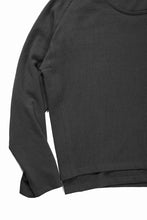 画像をギャラリービューアに読み込む, OPPOSE DUALITY ONE SIDE HALF LONG SLEEVE T-SHIRT (GRAY)