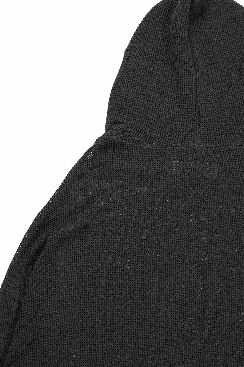 画像をギャラリービューアに読み込む, A.F ARTEFACT MESH KNIT HOODIE (BLACK)