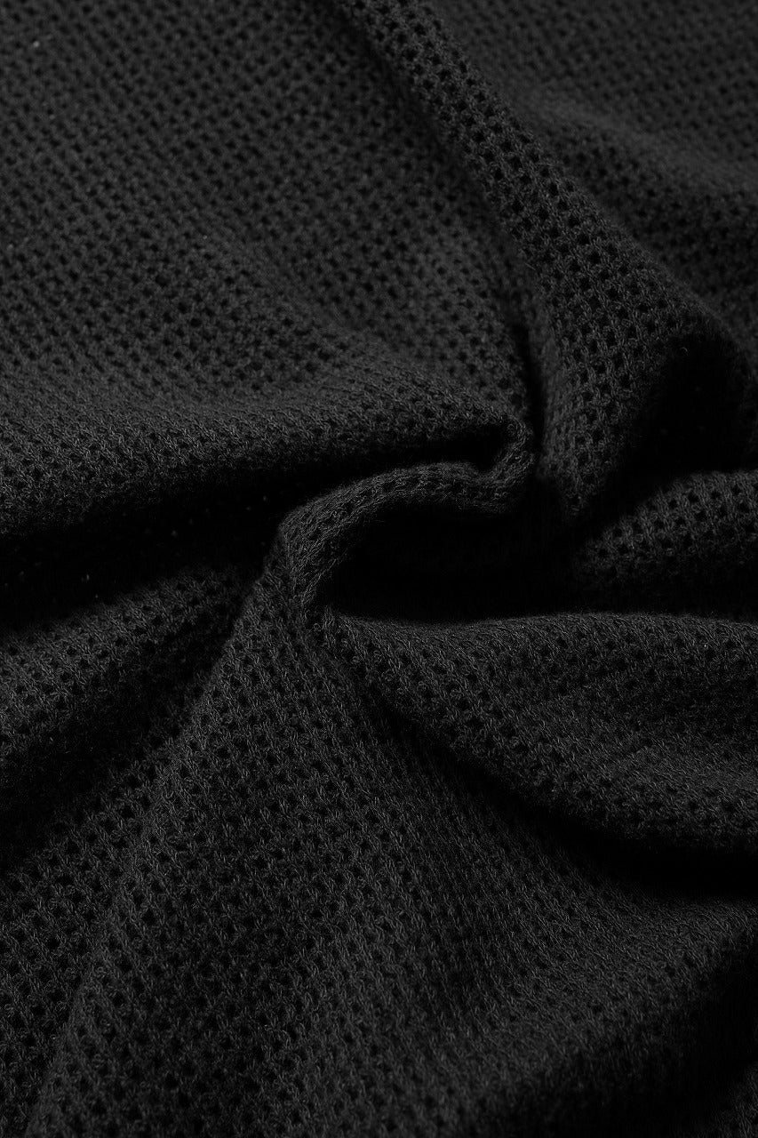 画像をギャラリービューアに読み込む, A.F ARTEFACT MESH KNIT HOODIE (BLACK)